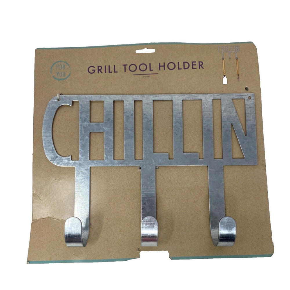 Grill Tool Holder with words "Chillin" Horizon Group USA